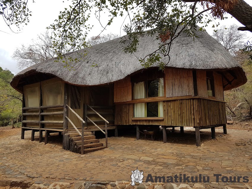 Ithala Game Reserve 4 Bed Thalu Bush Camp side view